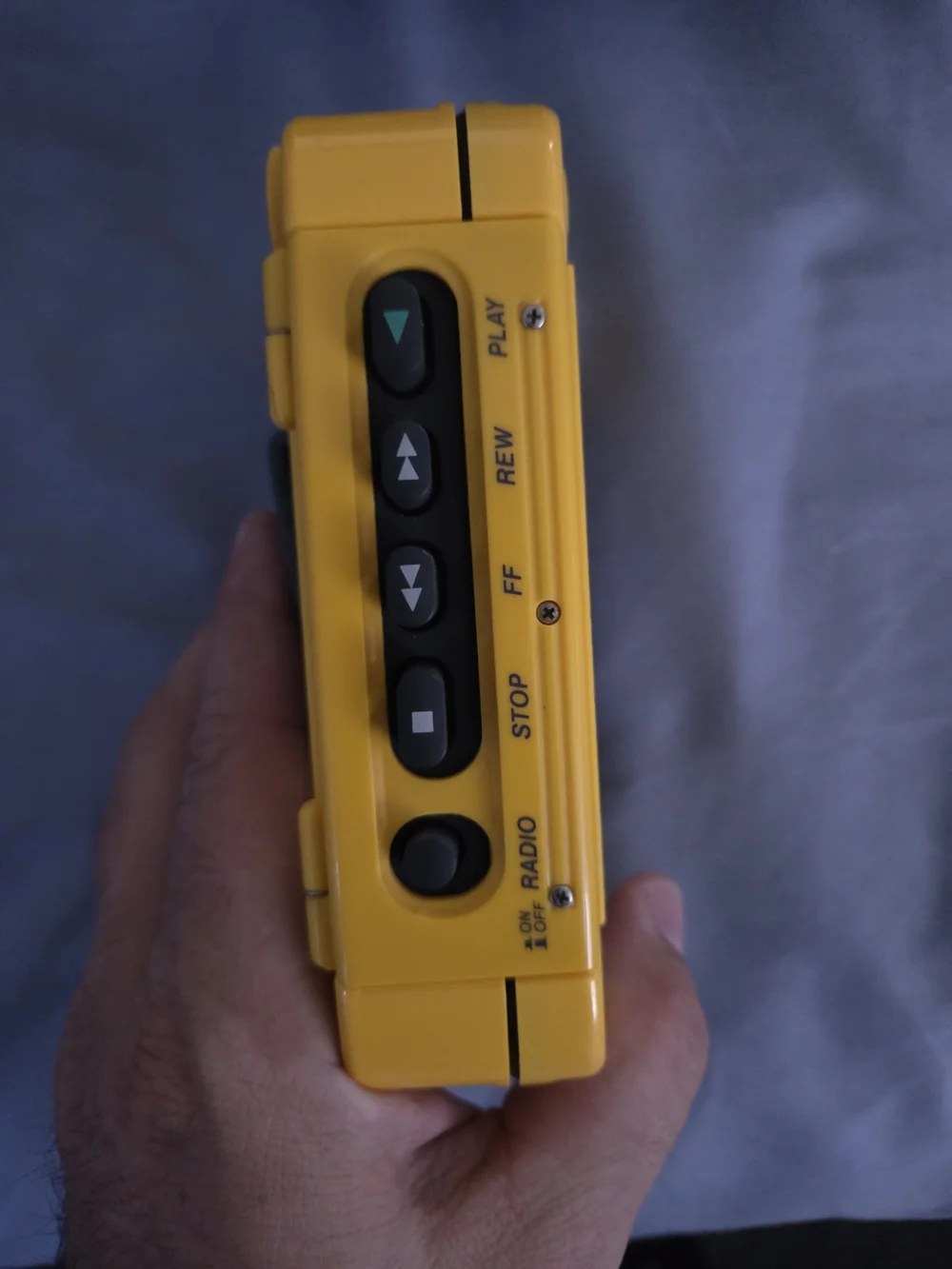 Sony Yellow Sports Walkman Portable Cassette Player